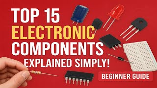 “Top 15 Electronic Components and Their Functions for Beginners | Basic Electronics Tutorial”