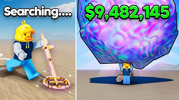 I Made $95,582,509 Finding TREASURE in Roblox Desert Detectors!