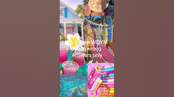 What does WDYM mean wrong answers only in comments