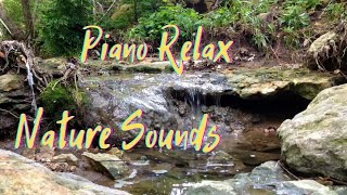 Piano music relax sounds of nature, very beautiful piano melody, calm piano