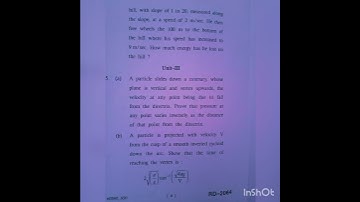 DYNAMICS|| BSC MATHS HONS 6th SEM 2021 MDU