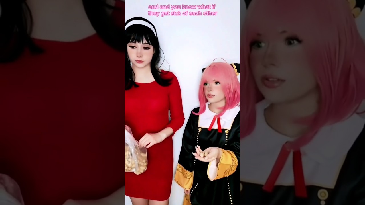 How to get MORE peanuts! | Anya Forger and Yor Forger (@witchera_) #cosplay | Spy x Family