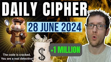Hamster Kombat Daily Cipher | Today June 28th