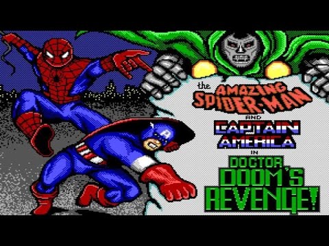 Spider-Man and Captain America in: Dr. Doom Revenge gameplay (PC Game, 1989)