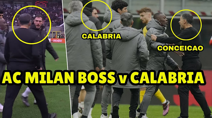 AC Milan Manager Conceicao Wanted To Beat Up His Defender Davide Calabria After 3-2 v Parma