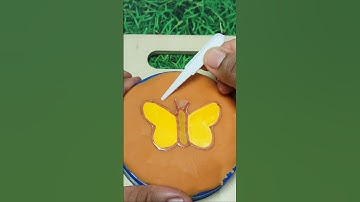 Squid Game Butterfly 🦋 Dalgona Cookie Made out of Play Doh #shorts #squidgame #dalgona 292