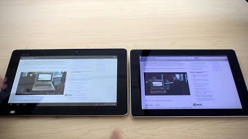 ASUS Transformer Prime vs iPad 2 - The Internet Browsing Wars