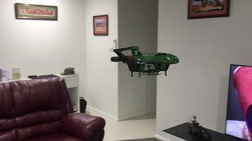 Thunderbird 2 Flying in my Loungeroom
