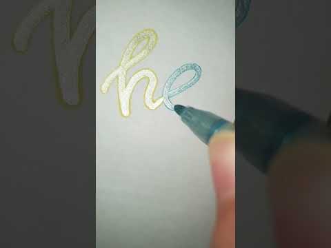 Colour Glitter Gel Pen Shorts Art Pen Like Share Subscribe Itsallyours