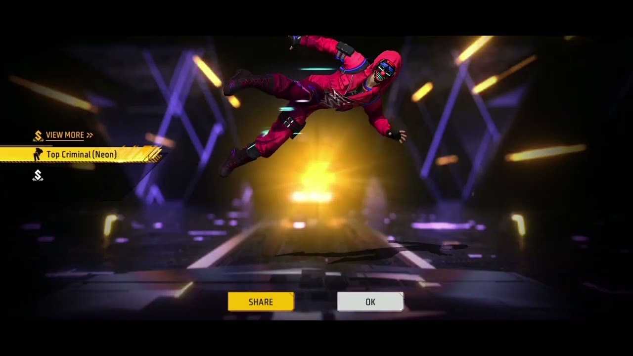 CRIMINAL RING EVENT FREE FIRE 🔥 3000 DIMOND RED NEON CRIMINAL 🥺🥺 COME BACK 