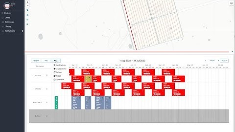 Rig Scheduling Demo with GeoAnalysis
