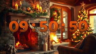 Cozy Fireplace Christmas MULTI TIMER 🔥🎄 | 10H → 1M Countdown in One Video | Study and Relax screenshot 4