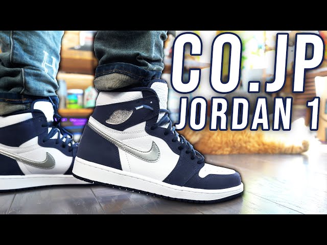 jordan 1 midnight navy on feet