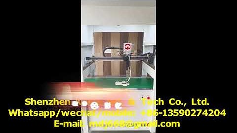 Online Visual Glue Spraying Machine