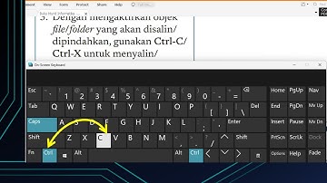 Cara Menyalin (copy) dan Memindahkan (cut) File atau Folder pada Winodws Explorer