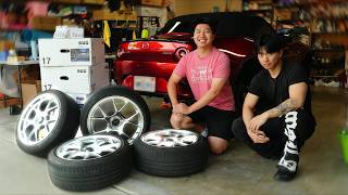 Installing NEW WHEELS On The Miata