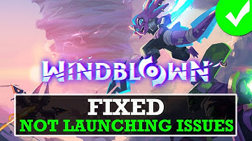 How To Fix Windblown Won