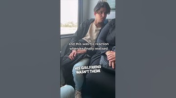 His friends filmed him falling asleep on a stranger 😂