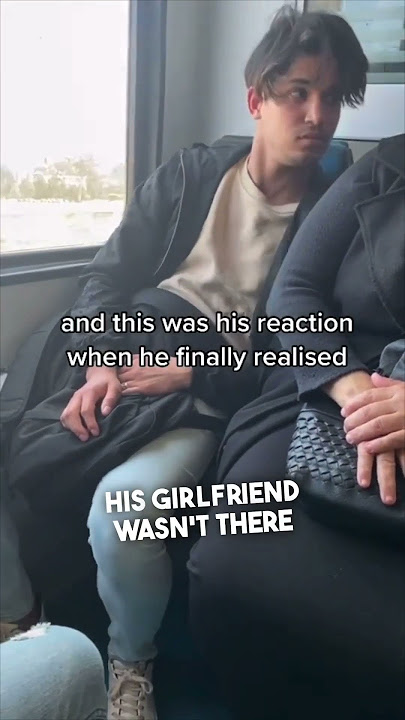 His friends filmed him falling asleep on a stranger 😂