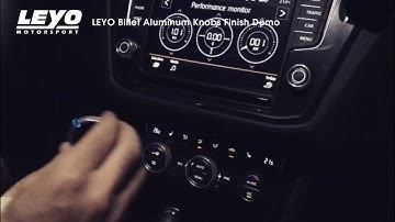 LEYO Billet Aluminum Knobs installation Demo