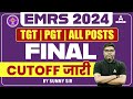 Emrs cut off 2023 out  emrs hostel warden jsa lab attendant tgt  pgt cut off 2023