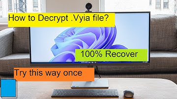 How to decrypt  .vyia file || Vyia file recover || ransomware virus