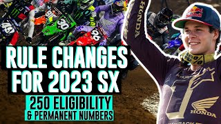 BIG Rule Changes for Supercross 2023 | Pointing out, Restarts, Career Numbers & More