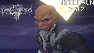 KH III ReMind [Critical Mode] Data Master Xehanort Speedrun 0:28.21