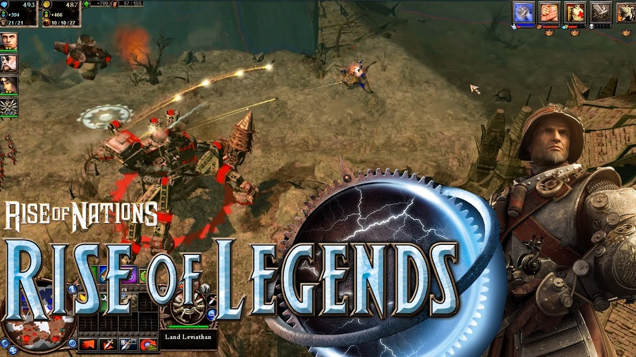 Rise of Legends - Vinci Gameplay Steampunk Super Tanks! - Rise of Nations:  Rise of Legends Gameplay 