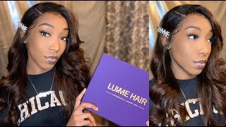 CHESTNUT BROWN 13*4 WIG | LUVME HAIR 💜 unboxing/styling