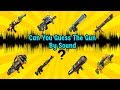 Guess The Gun By Sound (STW)