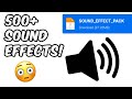 500 free sound effects pack  easy download  no copyright  good for improving youtubes 