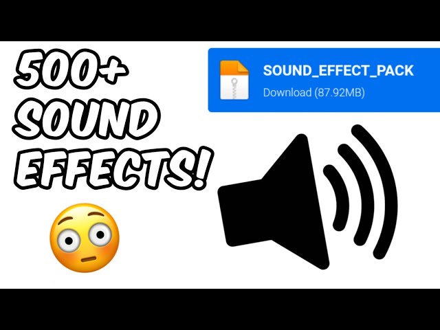 500+ FREE SOUND EFFECTS PACK | EASY DOWNLOAD | NO COPYRIGHT ( Good for improving YouTube Videos! ) class=