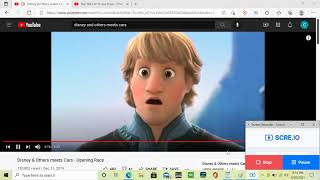 Disney And Others Meets Cars - Opening Race