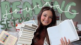 all about my reading journal 📖✨ starting a book journal, books i’ve read so far + set up!!