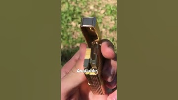 Classic gold plated St Dupont line 1 lighter............Ig: organised_atoms