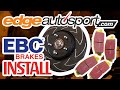 HOW TO: EBC BRAKE ROTOR & PAD INSTALL (10th-Gen Civic) | Project FC3 | Edge Autosport