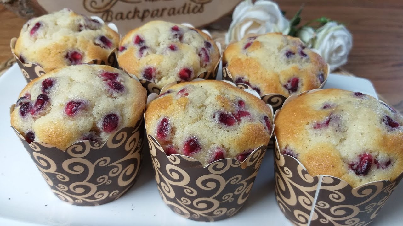 Granatapfel Muffins Rezepte Mit Granatapfelkuchen P S Asmr Youtube 