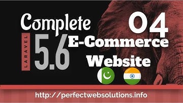 Part 04 Laravel 5.6 Complete ecommerce Website in Urdu 2018: Admin Panel Bootstrap 4 Navigation