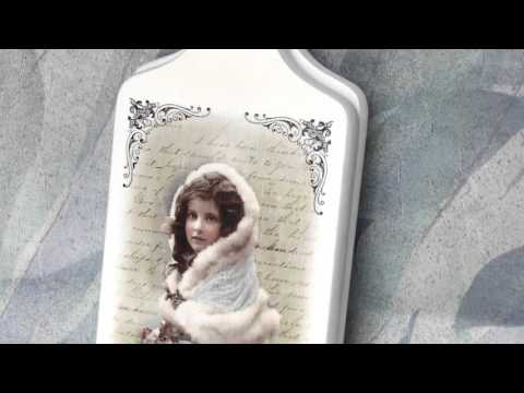 deska do krojenia decoupage vintage , YouTube