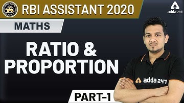 RBI Assistant 2020 | Ratio & Proportion (Part-1) - Maths for RBI Assistant Preparation