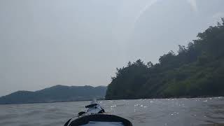 Sea kayaking in South Korea on May 7, 2024