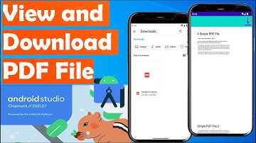 view and download pdf file in android studio 2024