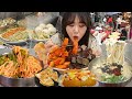 성남 중앙시장에 가면 떡볶이, 순대, 중앙칼국수, 만두, 찐빵, 찹쌀꽈배기, 비빔국수, 야채빵 다 있음🤣 현대시장 먹방 | Korean Market MUKBANG