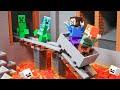 100 days hardcore minecraft survival epic lego journey  brickmine animation