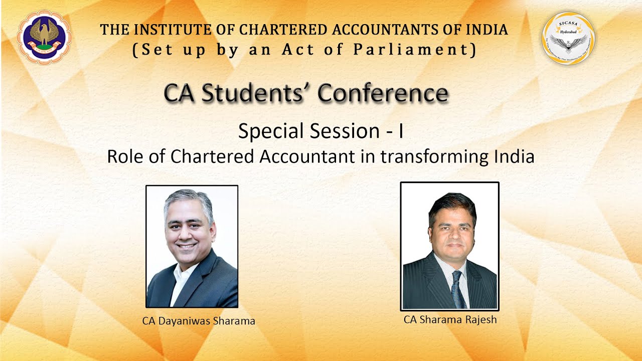 Address by CA Rajesh Sharma, Central Council Member ICAI at 