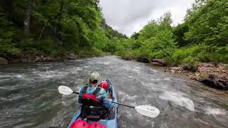 Rapids Only. Buffalo River, Steel Creek to Kyles Landing. 15May2023 Ponca gauge 2.98.