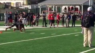 2016 UGA Pro Day: JORDAN JENKINS 40-dash