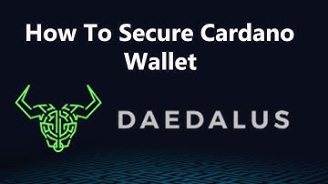 How To Secure Cardano Wallet Tutorial | Cardano ( ADAcoin ) in Nutshell | Crypto Wallet