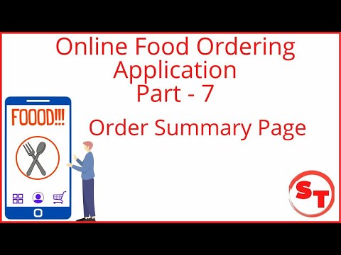 Test cases for order summary page | online food ordering application system